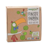 Bio-Fingerfarben vegan - 4er Set "Aki"