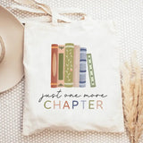 Stofftasche Bücher "One more Chapter" - Einkaufstasche Lesen