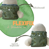 FLEXIFIX siebenKÄSEhochs Premium Newborn 2,5 - 7 kg