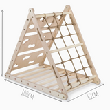 Orang-Utan - Kletterdreieck (87cm) mit Netzseite