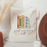 Stofftasche Bücher "One more Chapter" - Einkaufstasche Lesen