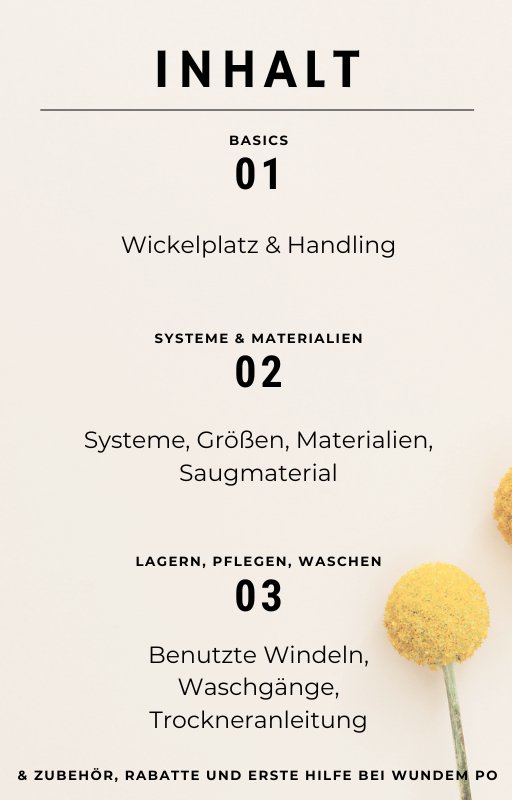 eBook 1x1 für Stoffwindeln - siebenKÄSEhoch