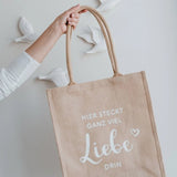 Juteshopper Liebe - siebenKÄSEhoch
