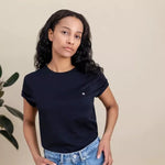 T-Shirt Alva | Schwarz aus Bio-Baumwolle - siebenKÄSEhoch