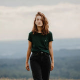 T-Shirt Alva | Waldgrün aus Bio-Baumwolle - siebenKÄSEhoch